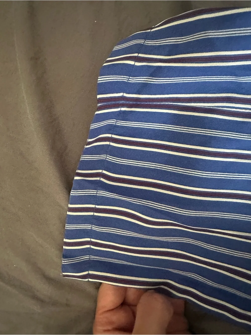 rag & bone Blue Striped Wrap Jumpsuit with Tie Waist US10 - Picture 6 of 7